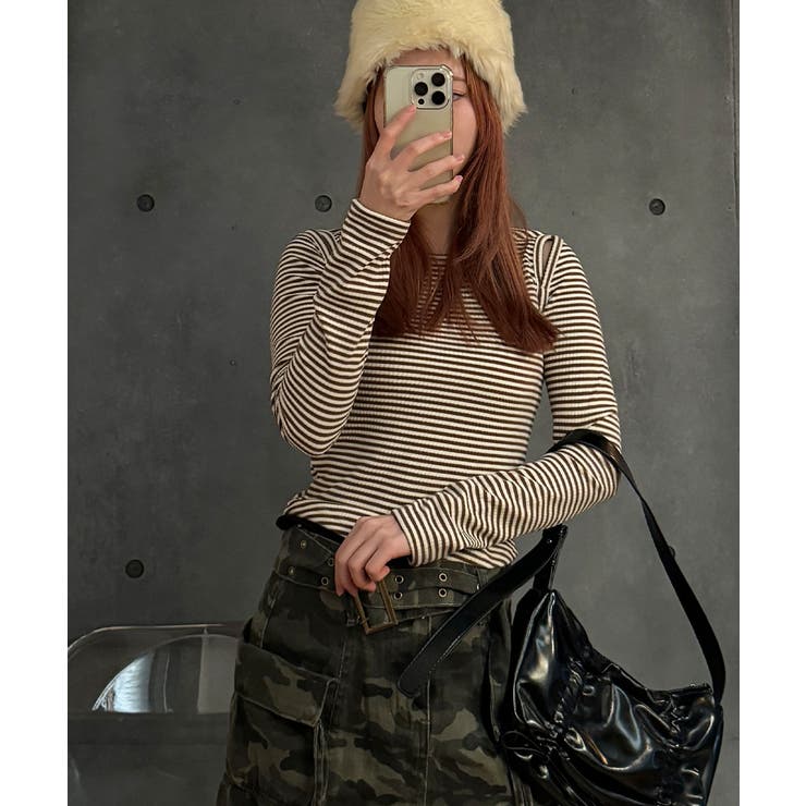 オープンショルダー Tシャツ 肩出しTシャツ | VIVID LADY | 詳細画像35 