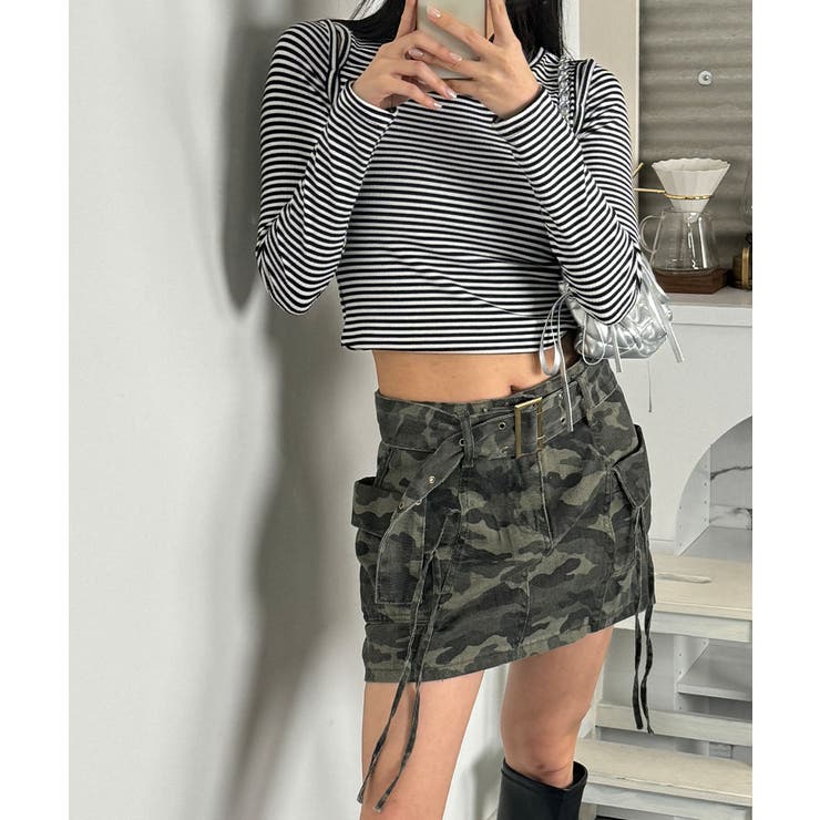 オープンショルダー Tシャツ 肩出しTシャツ | VIVID LADY | 詳細画像48 