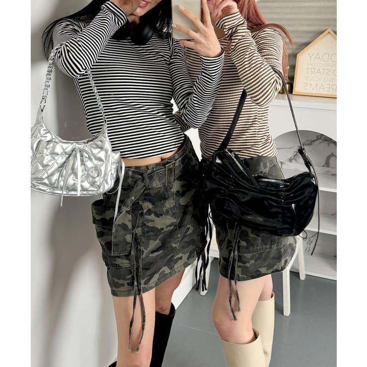 オープンショルダー Tシャツ 肩出しTシャツ | VIVID LADY | 詳細画像53 