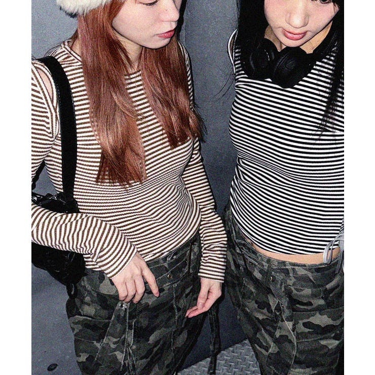 オープンショルダー Tシャツ 肩出しTシャツ | VIVID LADY | 詳細画像54 