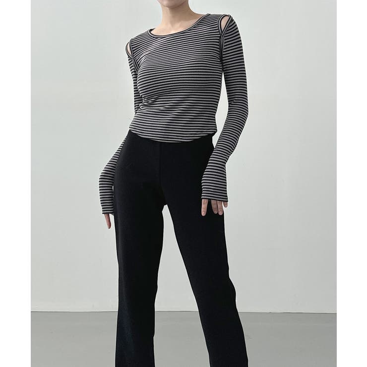 オープンショルダー Tシャツ 肩出しTシャツ | VIVID LADY | 詳細画像13 