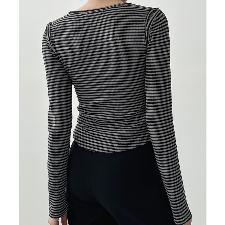 オープンショルダー Tシャツ 肩出しTシャツ | VIVID LADY | 詳細画像14 