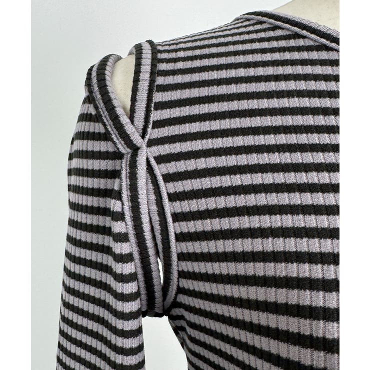 オープンショルダー Tシャツ 肩出しTシャツ | VIVID LADY | 詳細画像2 