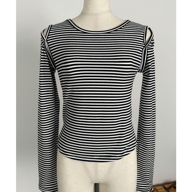 オープンショルダー Tシャツ 肩出しTシャツ | VIVID LADY | 詳細画像8 