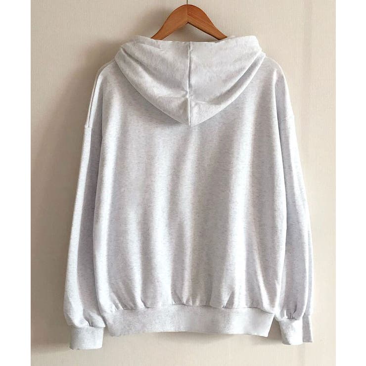 すっきりとしたポイントになる配色レタリングのパーカー トップス レディース | VIVID LADY | 詳細画像8 