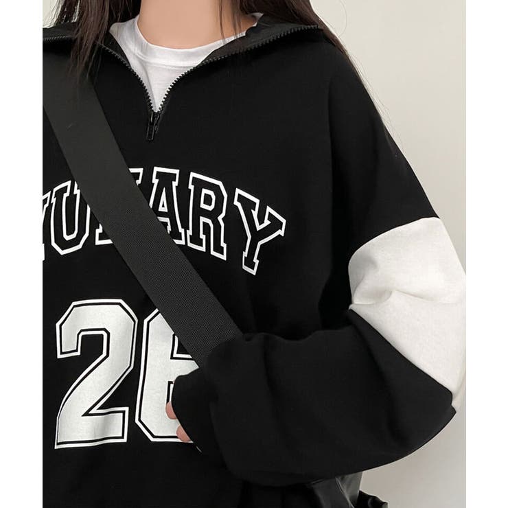 春ロゴ入りアノラックトレーナー レディース 長袖 | VIVID LADY | 詳細画像7 