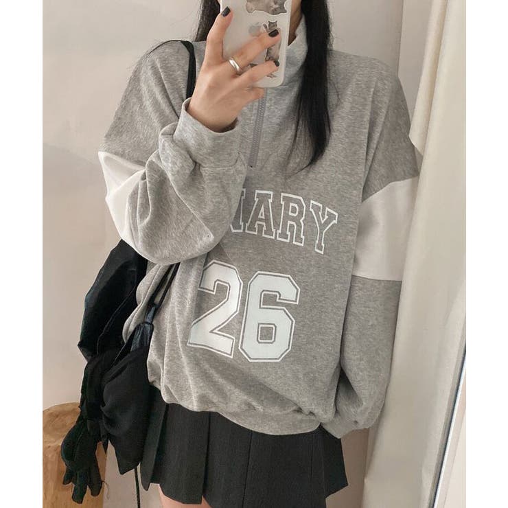 春ロゴ入りアノラックトレーナー レディース 長袖 | VIVID LADY | 詳細画像12 