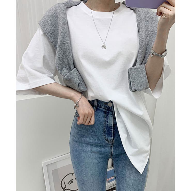 大きいサイズ半袖Tシャツ レディース 春夏 | VIVID LADY | 詳細画像8 