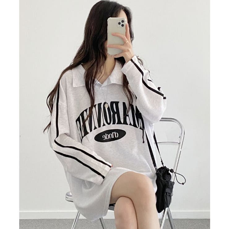 韓国ファッション 長袖 Tシャツ[品番：KH000014902]｜VIVID LADY