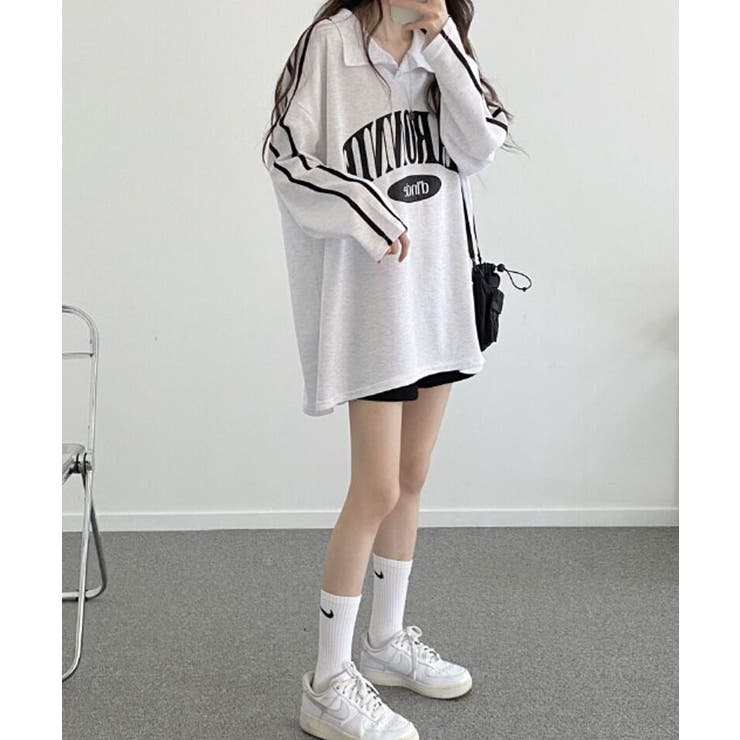 韓国ファッション 長袖 Tシャツ[品番：KH000014902]｜VIVID LADY
