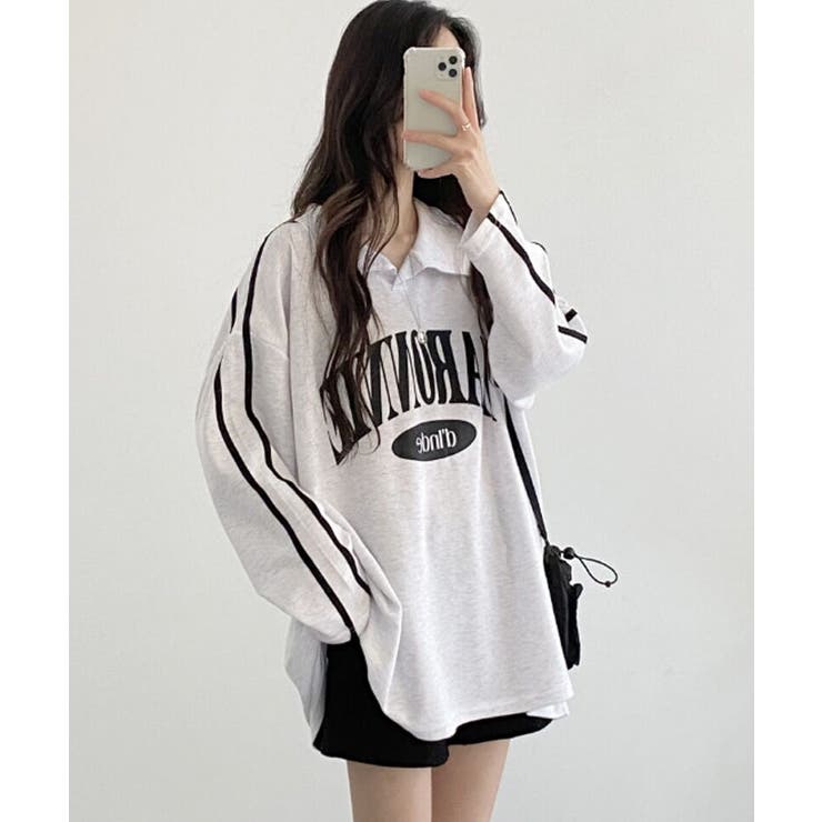 韓国ファッション 長袖 Tシャツ[品番：KH000014902]｜VIVID LADY