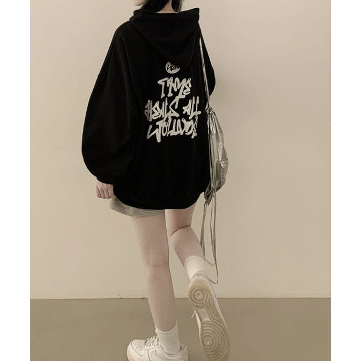 長袖パーカー レディース 可愛い[品番：KH000014971]｜VIVID