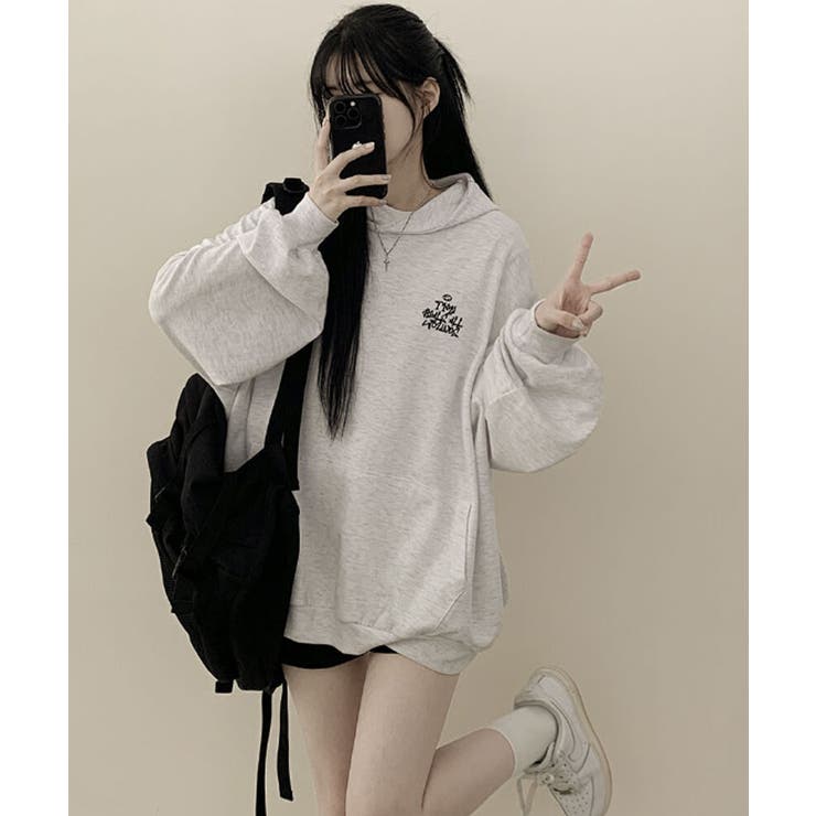 長袖パーカー レディース 可愛い[品番：KH000014971]｜VIVID  LADY（ビビッドレディー）のレディースファッション通販｜SHOPLIST（ショップリスト）