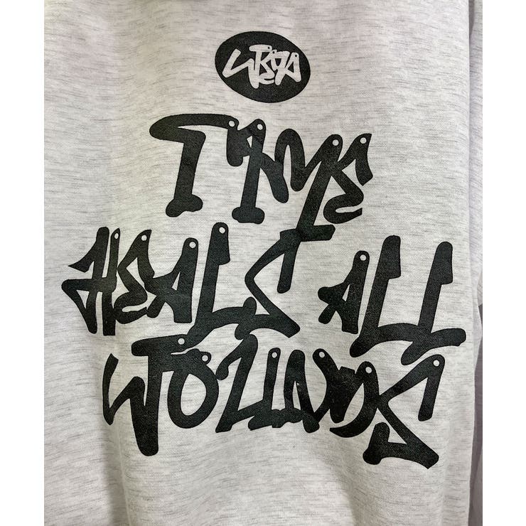 裏起毛 グラフィティロゴ オーバーサイズパーカー | VIVID LADY | 詳細画像28 