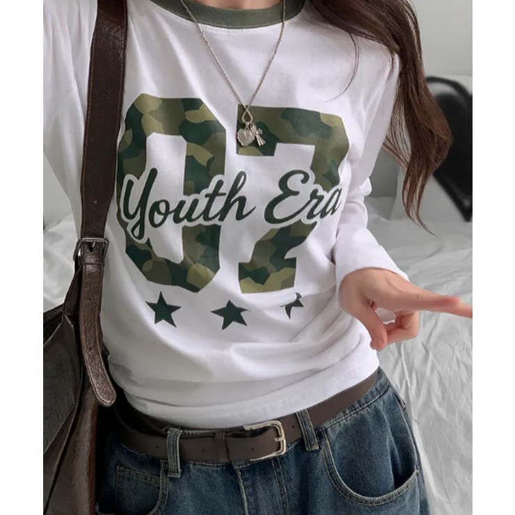 ナンバリングプリント Tシャツ ロンT | VIVID LADY | 詳細画像5 