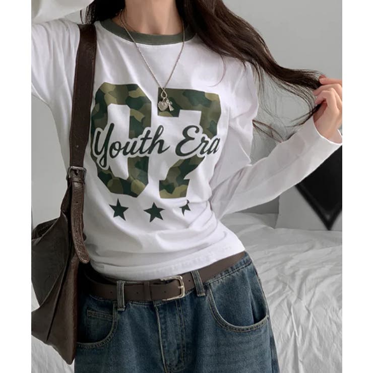 ナンバリングプリント Tシャツ ロンT | VIVID LADY | 詳細画像2 