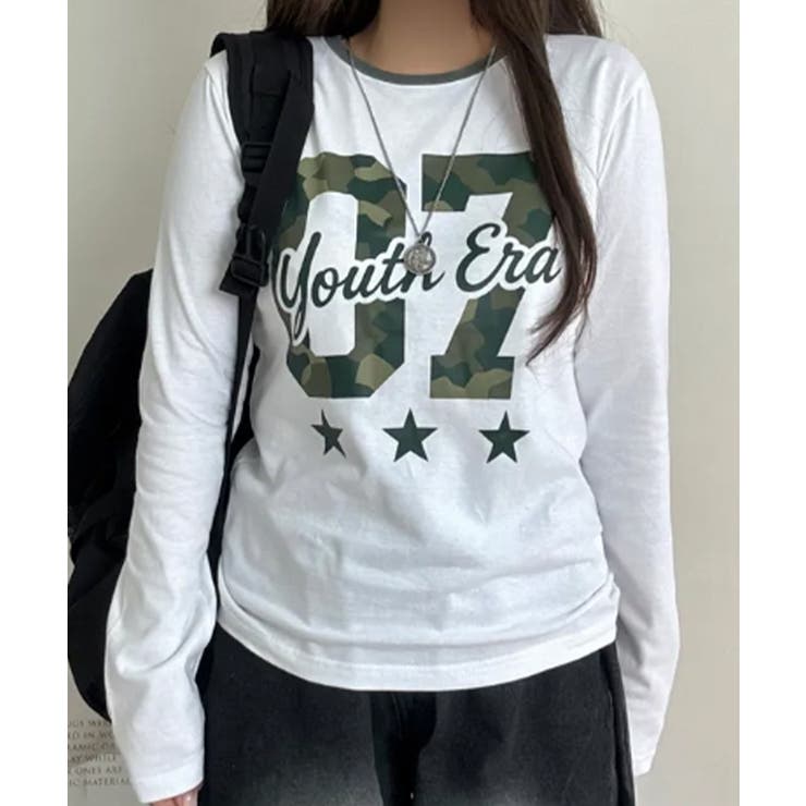 ナンバリングプリント Tシャツ ロンT | VIVID LADY | 詳細画像6 