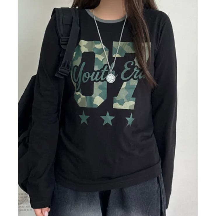 ナンバリングプリント Tシャツ ロンT | VIVID LADY | 詳細画像22 