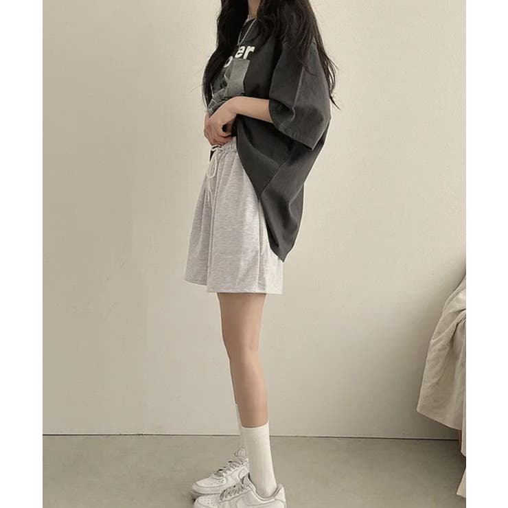 tシャツ ボクシープリント半袖Ｔシャツ レディース フロントプリント ボクシー 半袖Tシャツ[品番：KH000015531