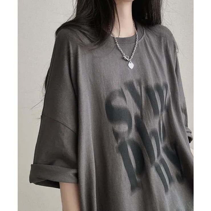 tシャツ ビーチプリントボクシーフィットTシャツ レディース CITEN tシャツ 「CITEN」ボクシー フィット Tシャツ レディース