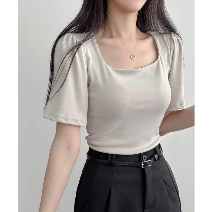 ショルダーギャザー 半袖Tシャツ | VIVID LADY | 詳細画像10 