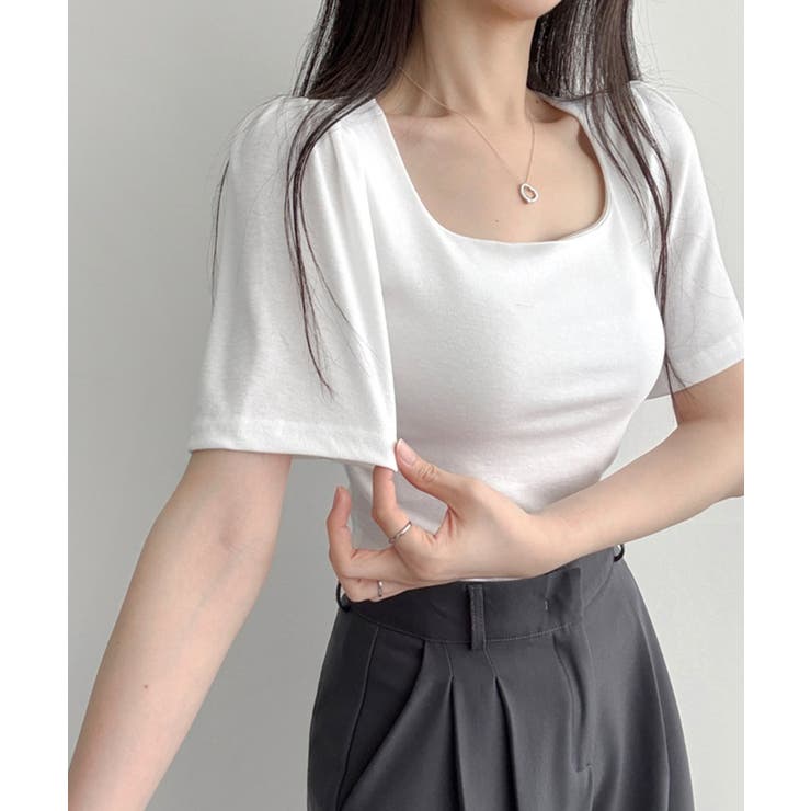 ショルダーギャザー 半袖Tシャツ | VIVID LADY | 詳細画像3 