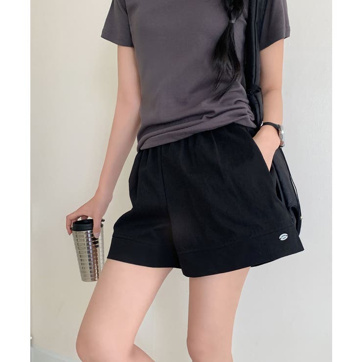 クルーネック シンプル半袖Tシャツ | VIVID LADY | 詳細画像23 
