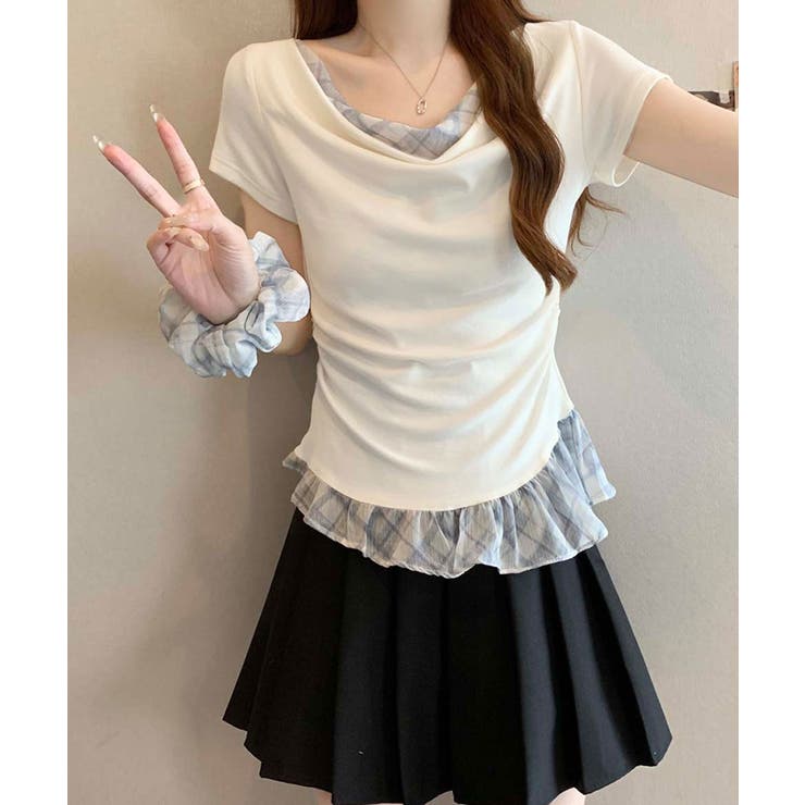 LiiLU チェック　トップス　4y 170570926_o4.jpg?