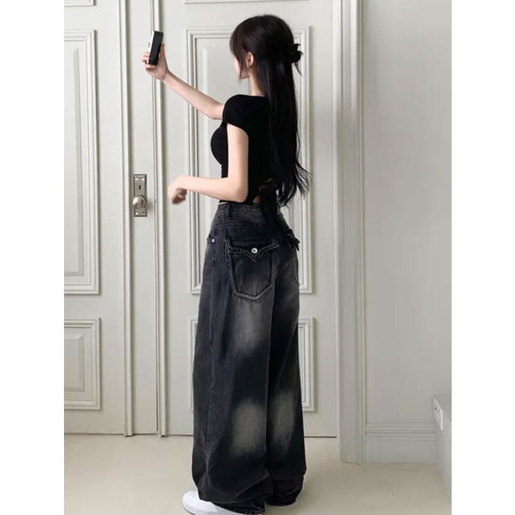 バックレースアップ クロップドTシャツ | VIVID LADY | 詳細画像13