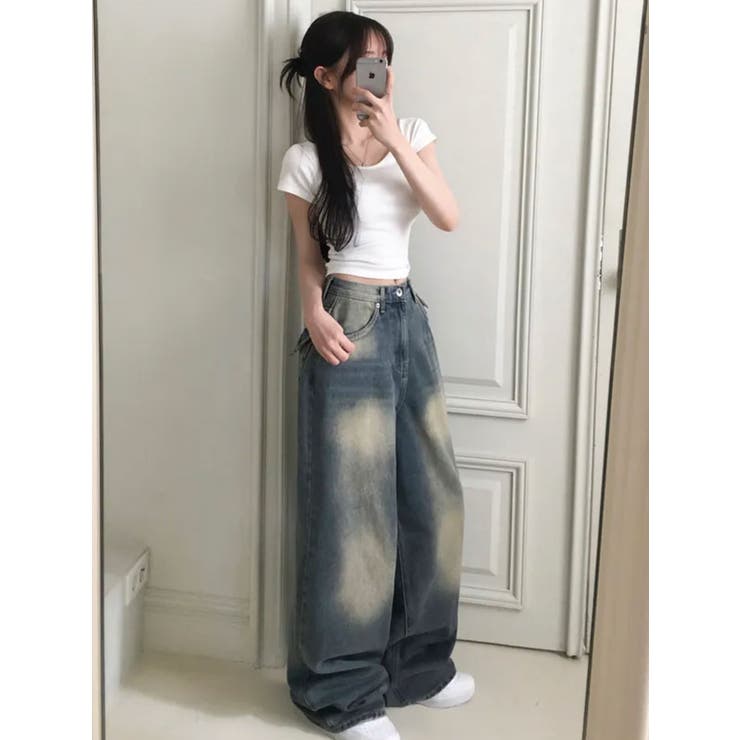 バックレースアップ クロップドTシャツ | VIVID LADY | 詳細画像6