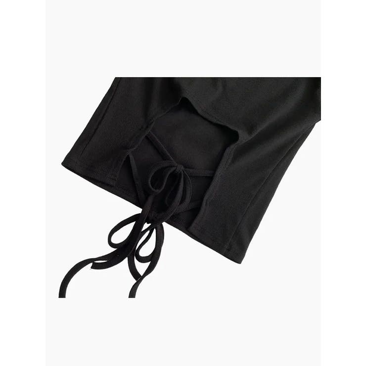 バックレースアップ クロップドTシャツ | VIVID LADY | 詳細画像17