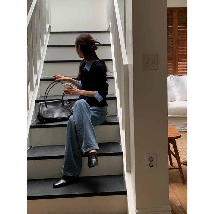 フェイクレイヤードシャツ風カーディガン | VIVID LADY | 詳細画像51 