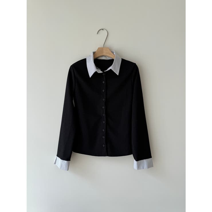 フェイクレイヤードシャツ風カーディガン | VIVID LADY | 詳細画像53 