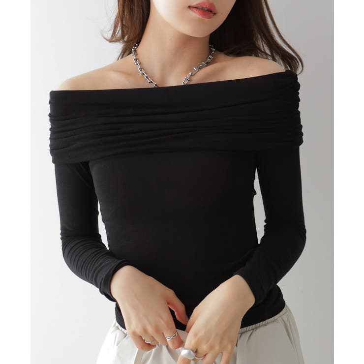 ドレープオフショルダートップス | VIVID LADY | 詳細画像1 