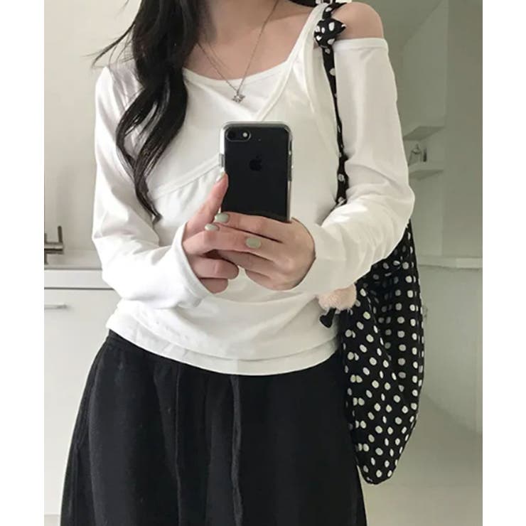 アシンメトリーワンショルダートップス | VIVID LADY | 詳細画像13 