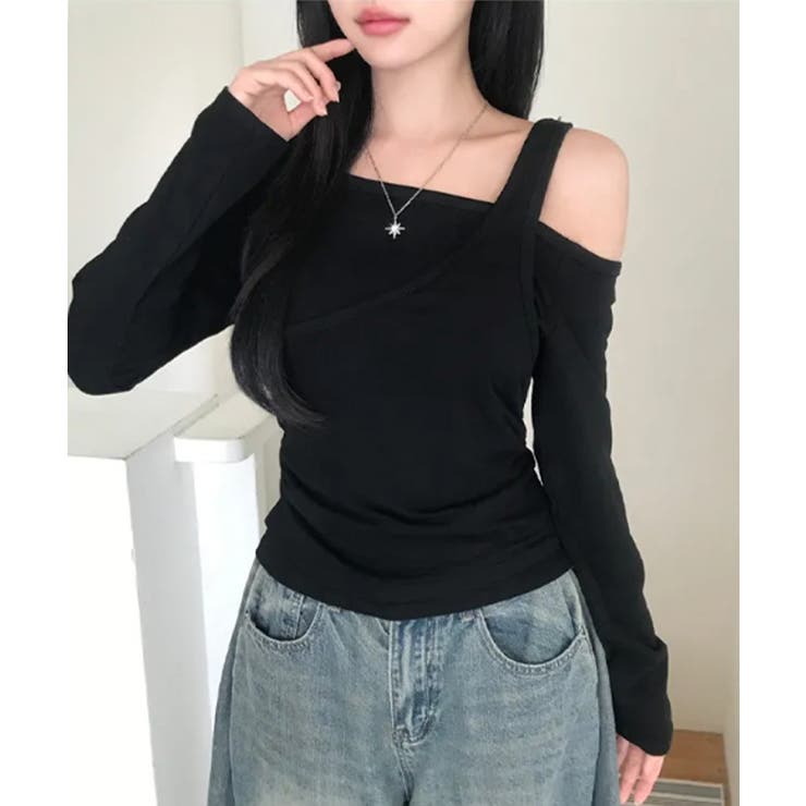 アシンメトリーワンショルダートップス | VIVID LADY | 詳細画像21 