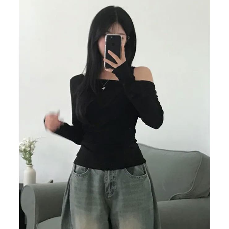 アシンメトリーワンショルダートップス | VIVID LADY | 詳細画像26 