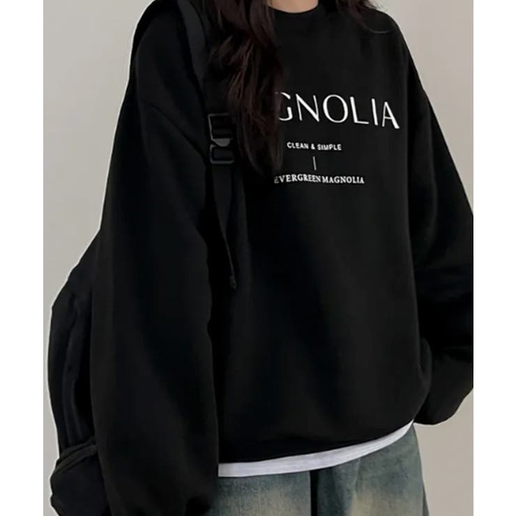 【裏起毛】オーバーサイズ ロゴスウェットトレーナー | VIVID LADY | 詳細画像8 