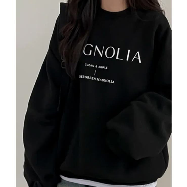 【裏起毛】オーバーサイズ ロゴスウェットトレーナー | VIVID LADY | 詳細画像14 