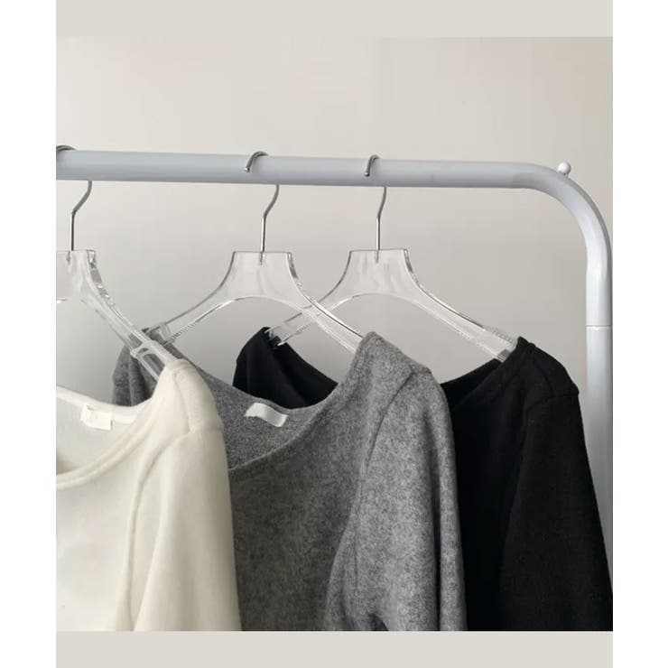 起毛 ボートネック ワンショルダー 2way シャーリングロンT | VIVID LADY | 詳細画像17 