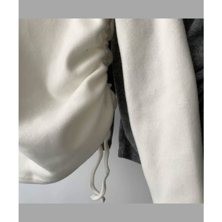 起毛 ボートネック ワンショルダー 2way シャーリングロンT | VIVID LADY | 詳細画像18 