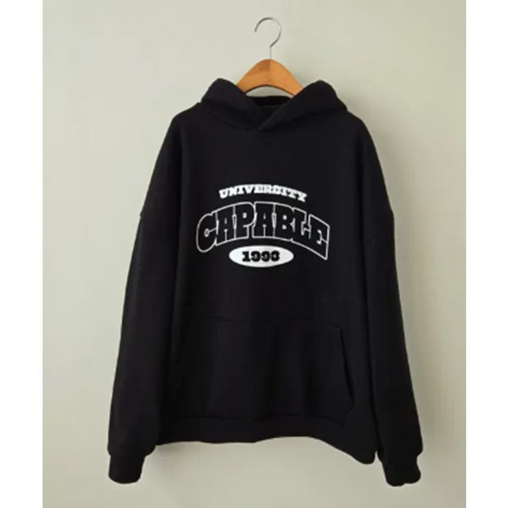 【裏起毛】カレッジロゴ オーバーサイズパーカー | VIVID LADY | 詳細画像28 