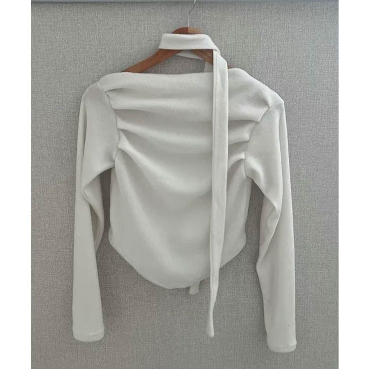 チョーカー付き ドレープワンショルダートップス | VIVID LADY | 詳細画像21 