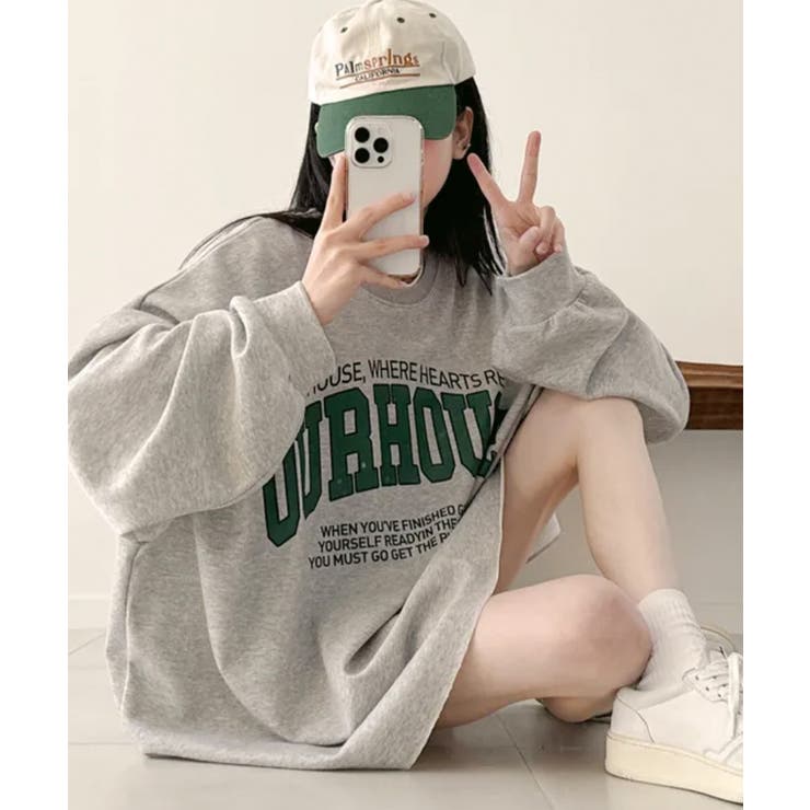 ロゴプリントオーバーサイズロンT | VIVID LADY | 詳細画像18 