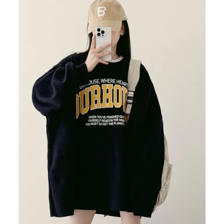 ロゴプリントオーバーサイズロンT | VIVID LADY | 詳細画像25 