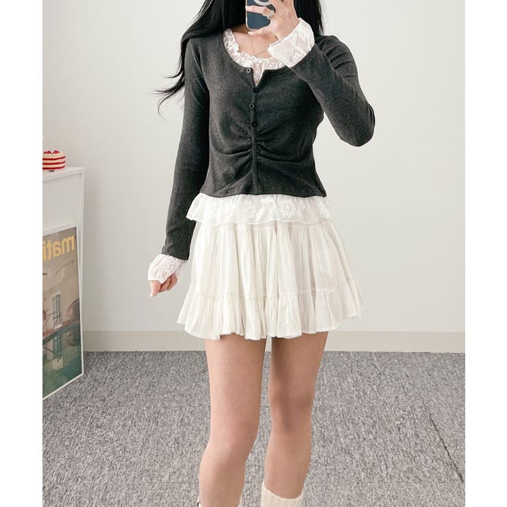 レースドッキング トップスプルオーバー | VIVID LADY | 詳細画像5 