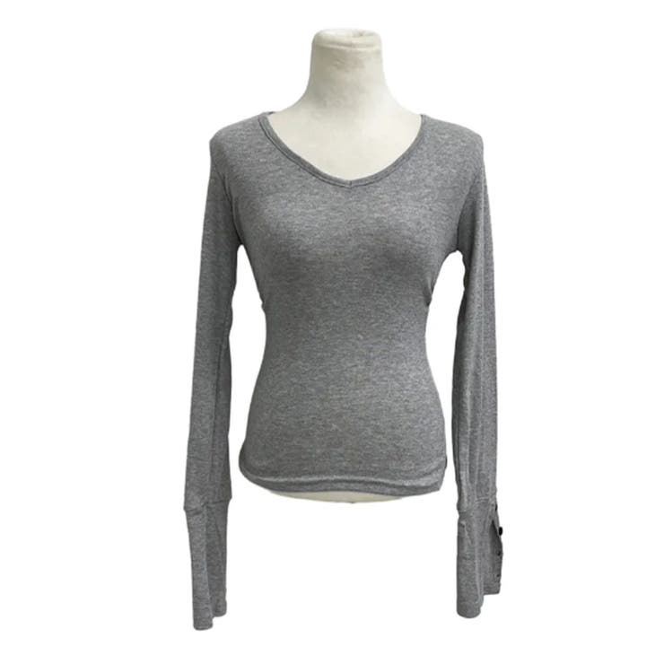 Vネック ロングスリーブタイトTシャツ | VIVID LADY | 詳細画像32 