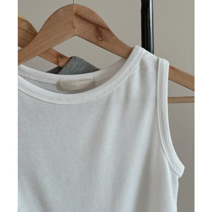 ベーシッククルーネック タンクトップ ノースリーブトップス | VIVID LADY | 詳細画像37 