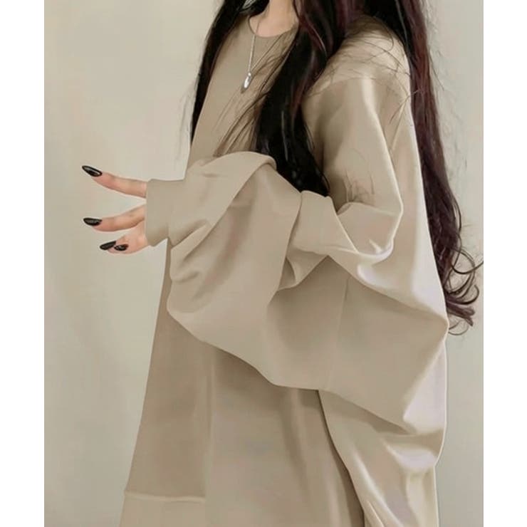 ルーズシルエット ベーシック スウェット チュニック トップス | VIVID LADY | 詳細画像8 