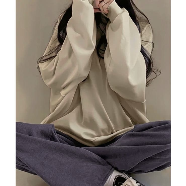 ルーズシルエット ベーシック スウェット チュニック トップス | VIVID LADY | 詳細画像9 